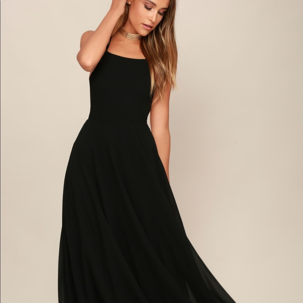 Black Lulu’s Maxi Dress